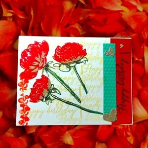 Handmade Birthday Cards Blank inside with envelope set of 8 size 4x5